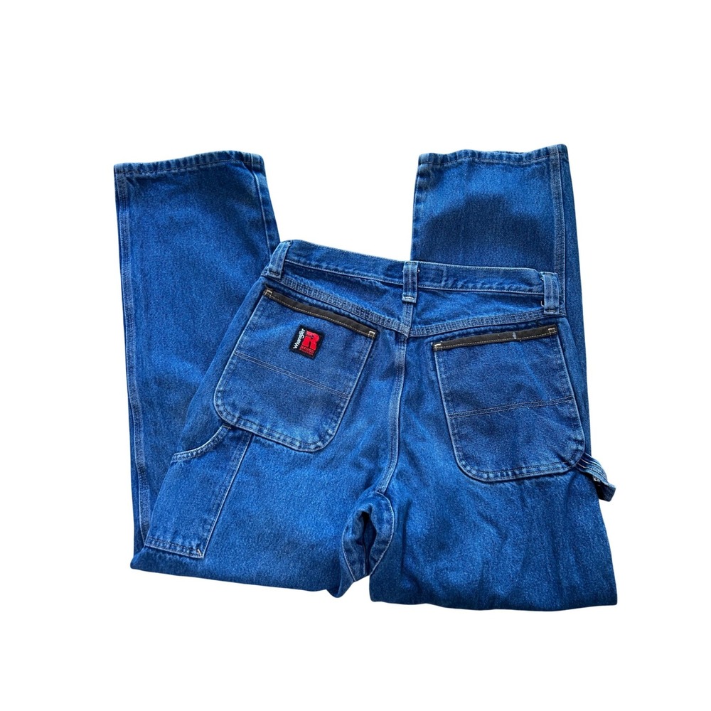 Wrangler Riggs Workwear Carpenter Jeans Blue Denim 32x32 Retro Baggy Skater